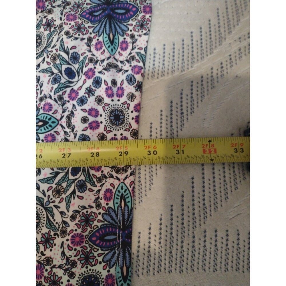 NWT EAST 5TH WOMENS LARGE L STRETCH BUTTON UP FLORAL BLOUSE - NEW WITH TAGS - Picture 10 of 10
